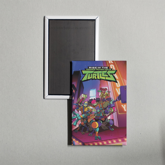Rise of the Teenage Mutant Ninja Turtles TV Show Fridge Magnet