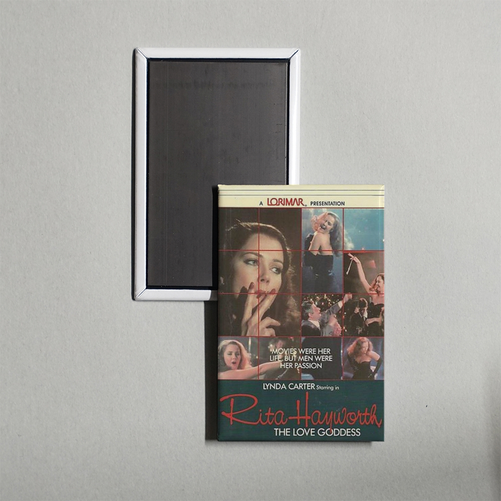 Rita Hayworth The Love Goddess Mini Movie Fridge Magnet