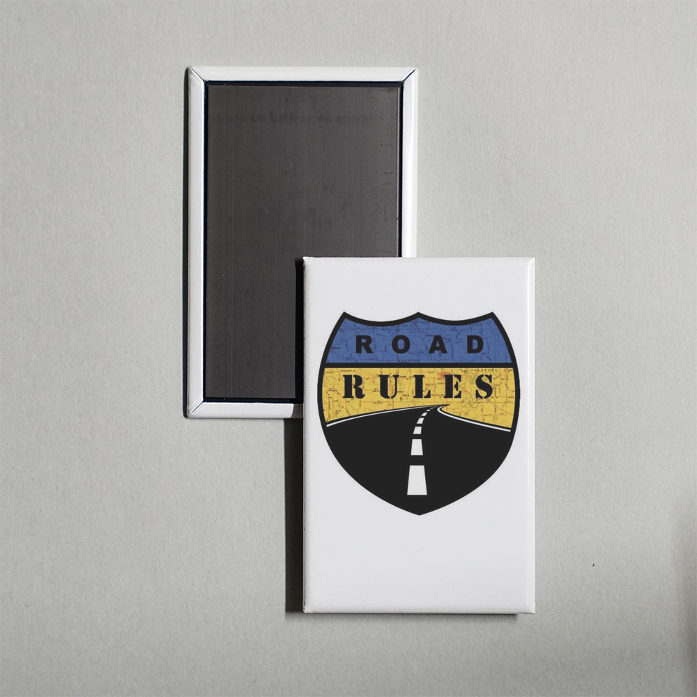 Road Rules TV Show Fridge Magnet