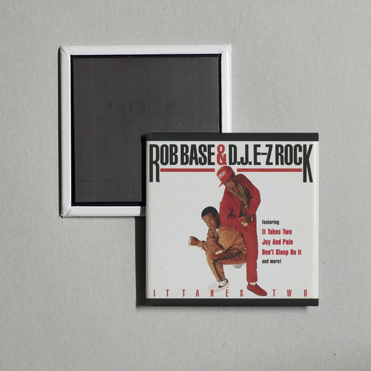 Rob Base & DJ EZ Rock - It Takes Two Album Cover Fridge Magnet