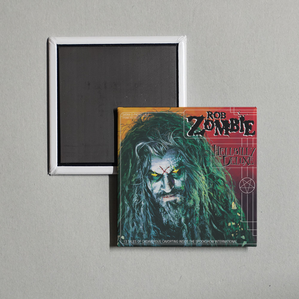 Rob Zombie - Hellbilly Deluxe Album Cover Fridge Magnet