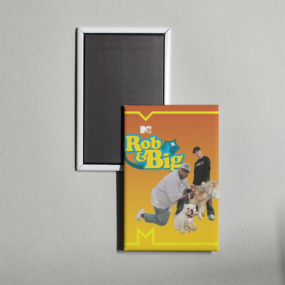 Rob & Big TV Show Fridge Magnet