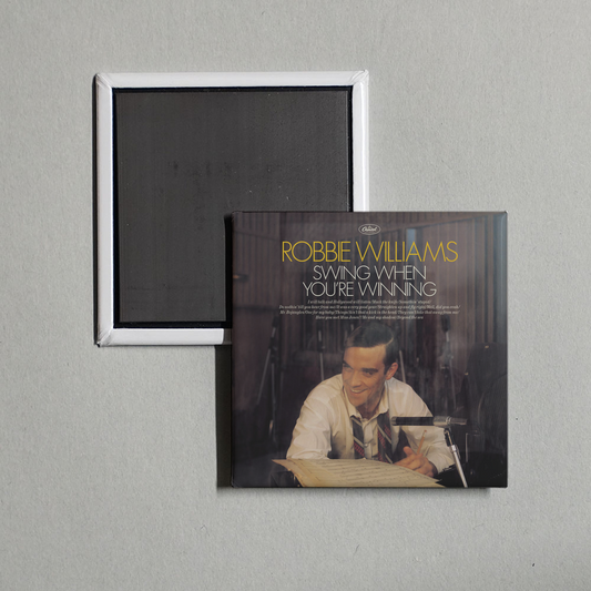 Robbie Williams - Swing When You're Winning Album Cover Fridge Magnet