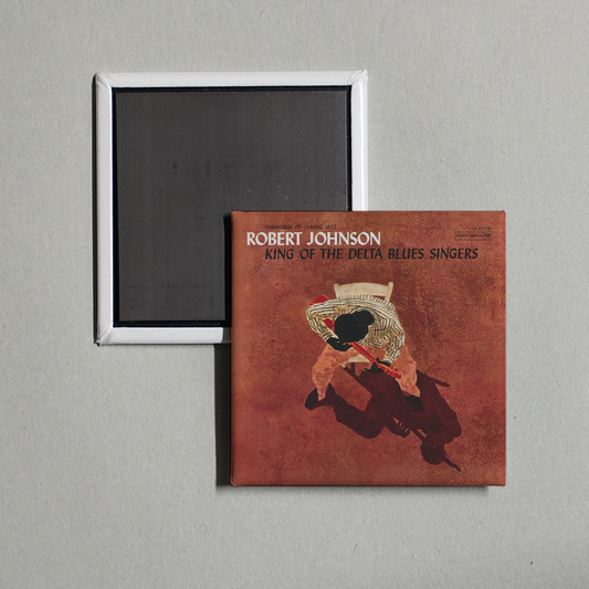 Robert Johnson - King Of The Delta Blues Singers Album Cover Fridge Magnet