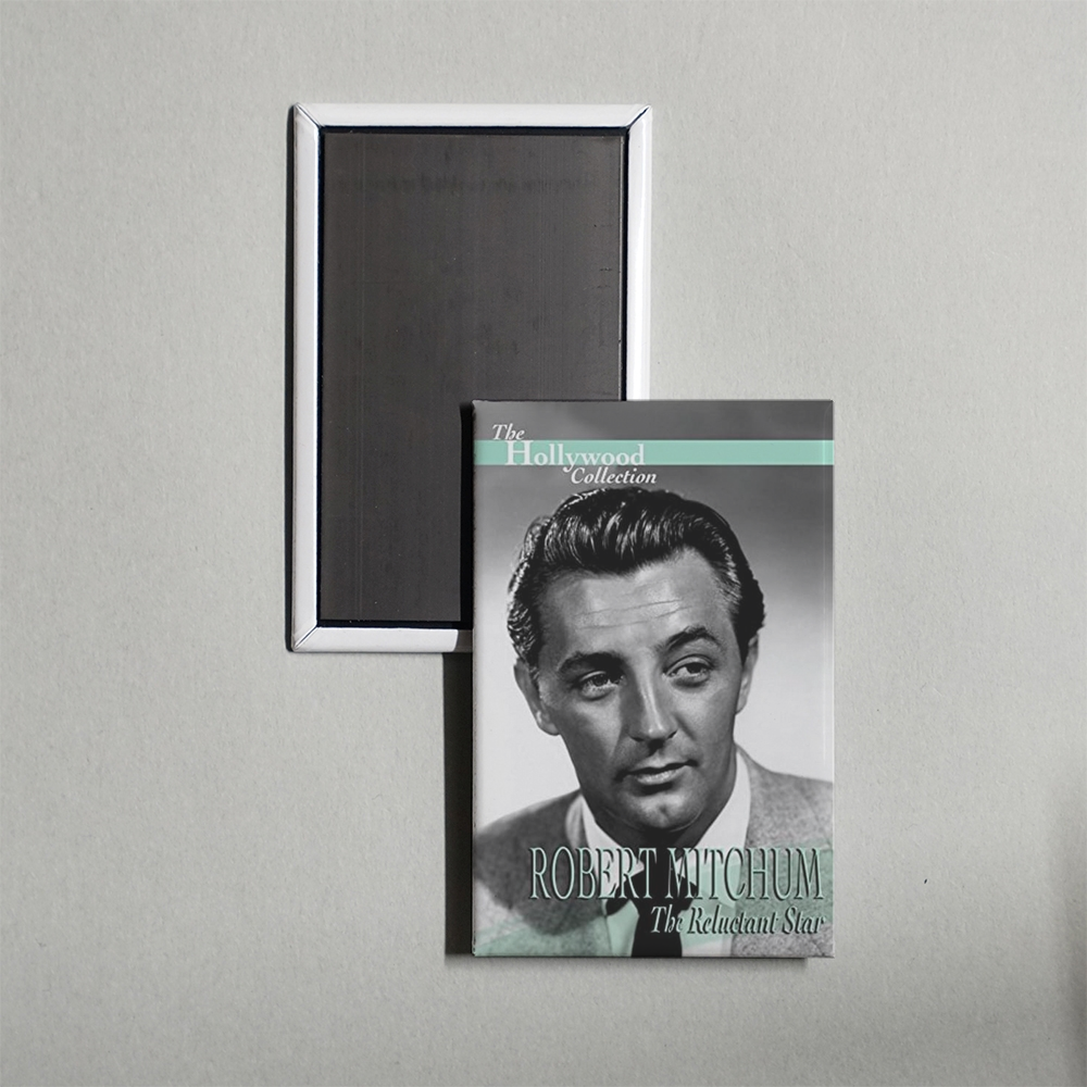 Robert Mitchum The Reluctant Star Mini Movie Fridge Magnet