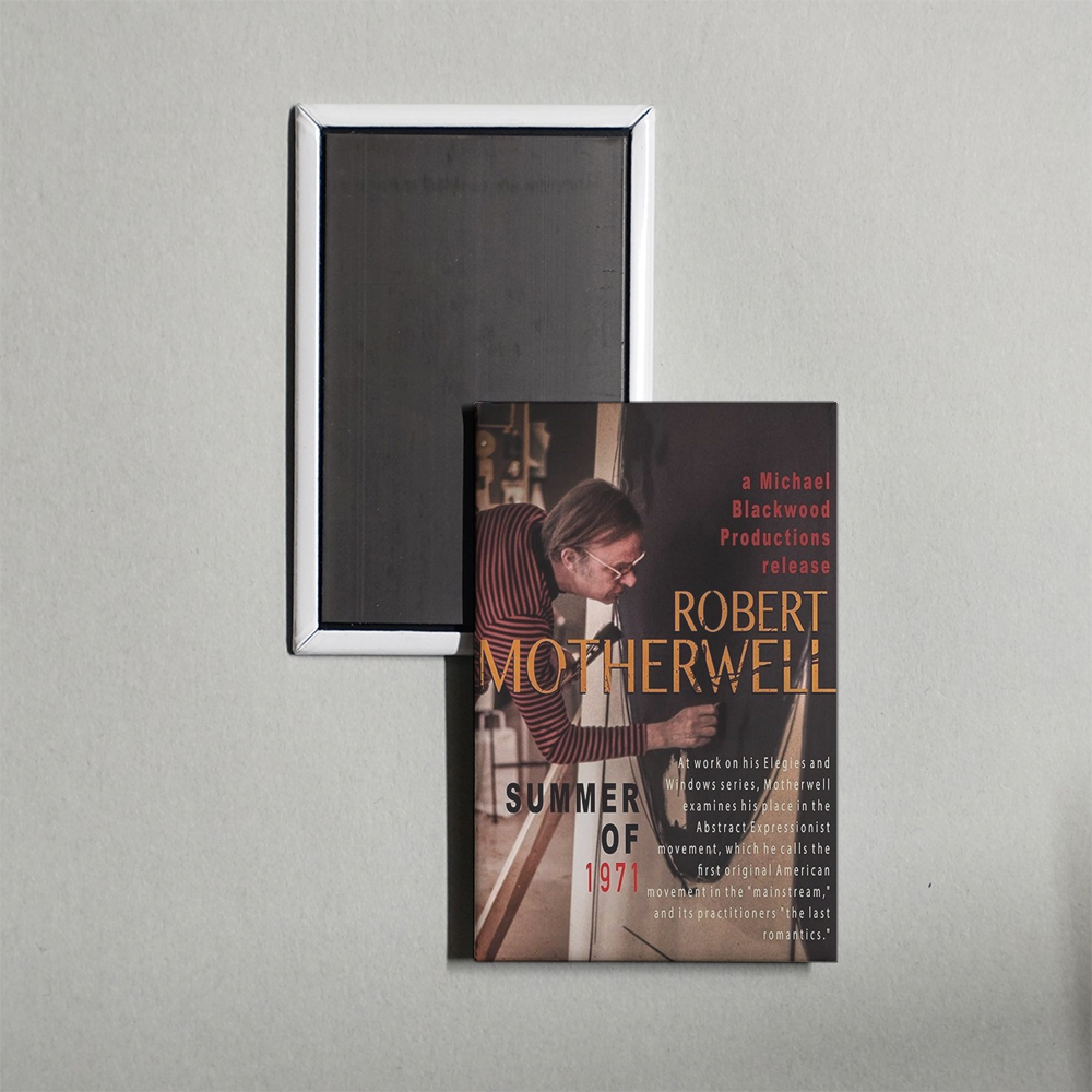Robert Motherwell Summer of 1971 Mini Movie Fridge Magnet