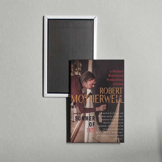 Robert Motherwell Summer of 1971 Mini Movie Fridge Magnet
