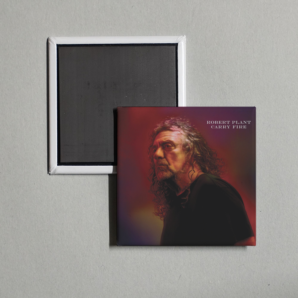 Robert Plant - Carry Fire Album Cover Fridge Magnet
