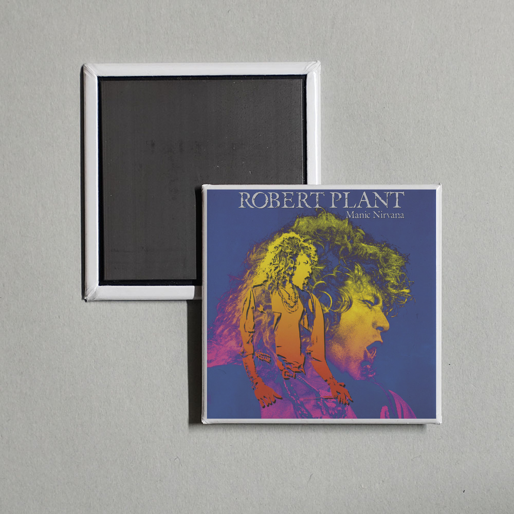 Robert Plant - Manic Nirvana Album Cover Fridge Magnet