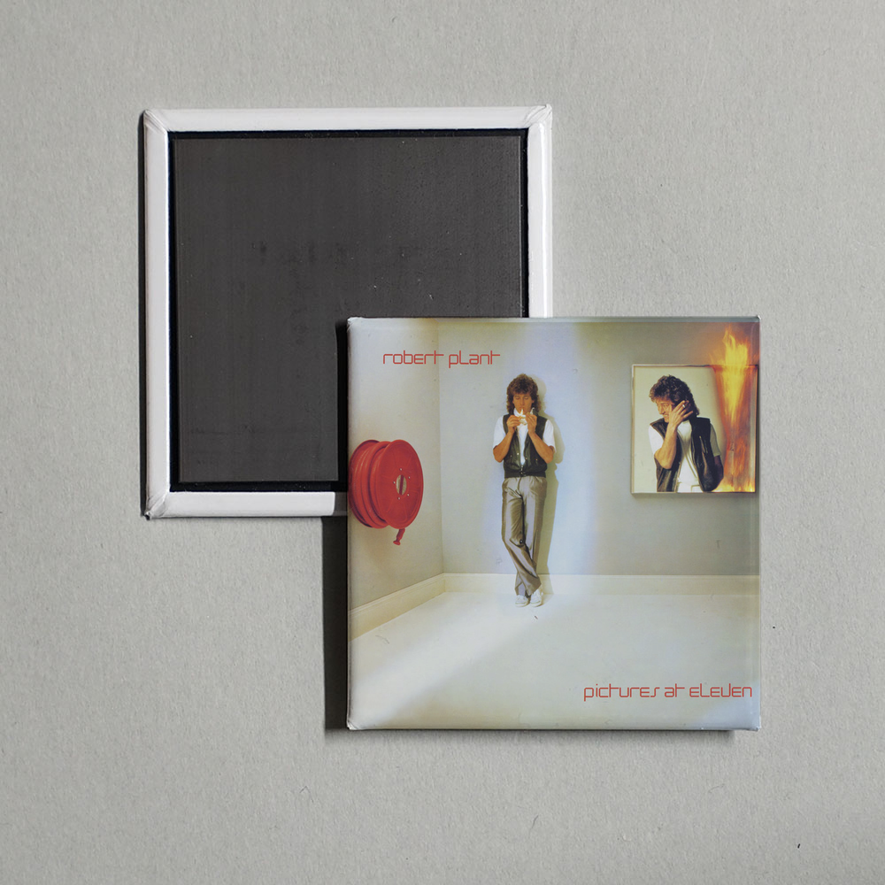 Robert Plant - Pictures at Eleven Album Cover Fridge Magnet