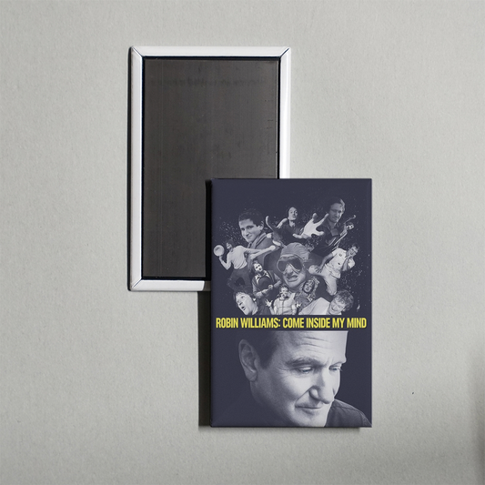 Robin Williams Come Inside My Mind Mini Movie Fridge Magnet