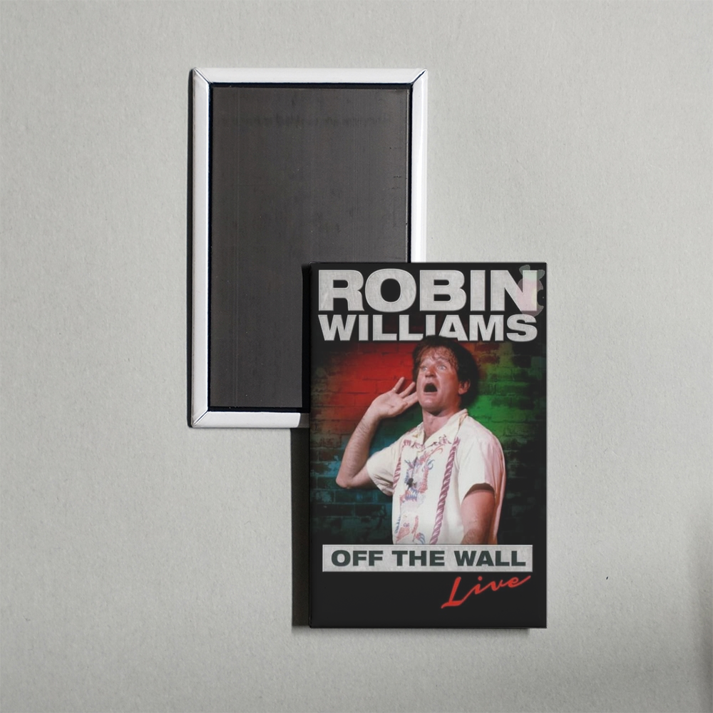 Robin Williams Off the Wall Mini Movie Fridge Magnet