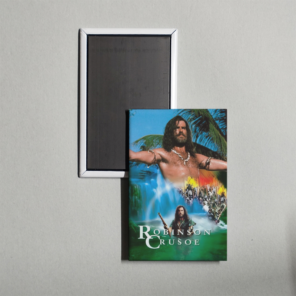 Robinson Crusoe Mini Movie Fridge Magnet