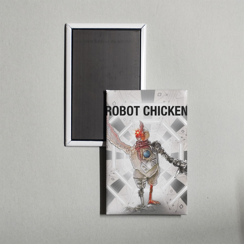 Robot Chicken TV Show Fridge Magnet