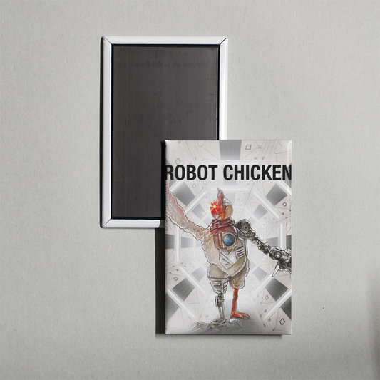 Robot Chicken TV Show Fridge Magnet