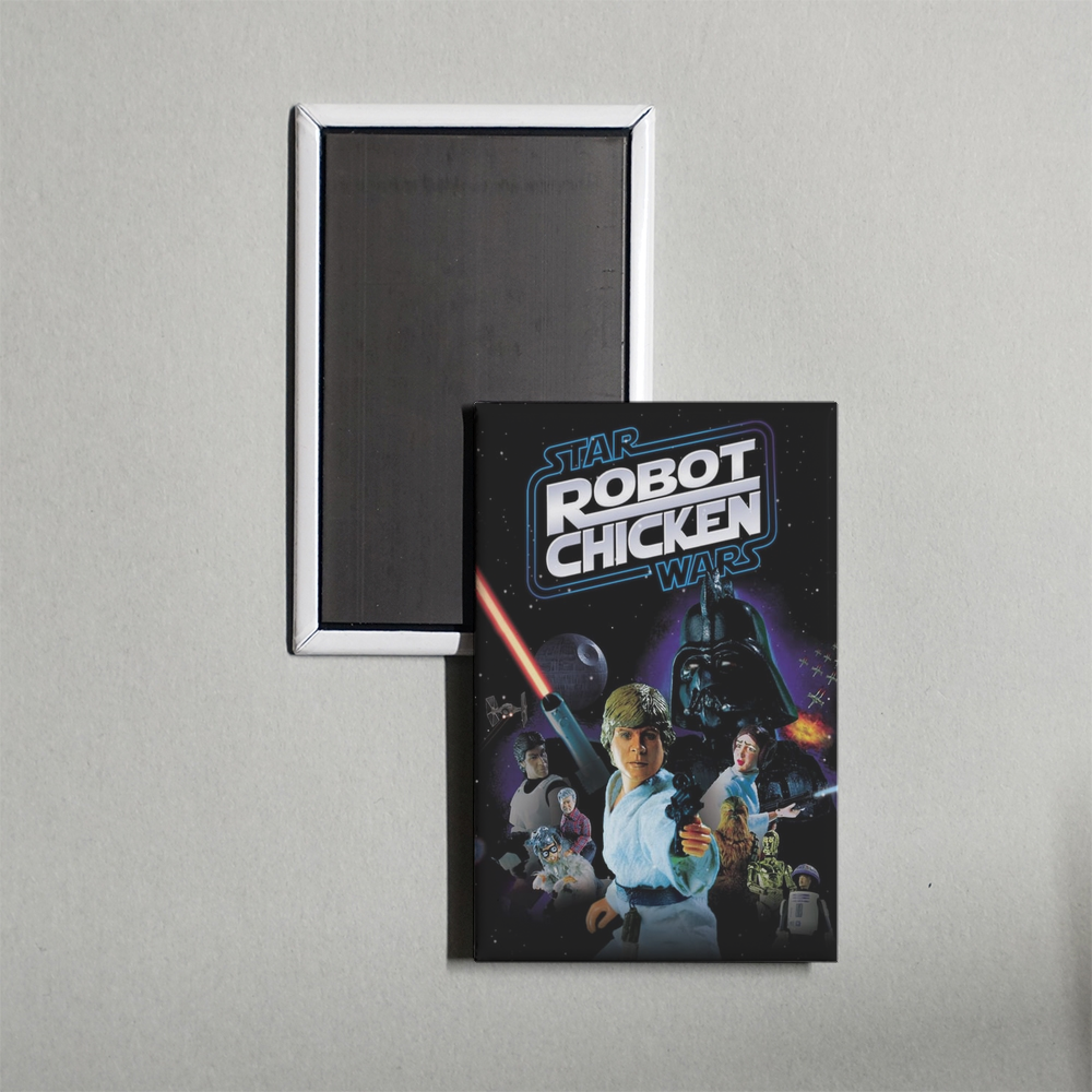 Robot Chicken Star Wars Mini Movie Fridge Magnet