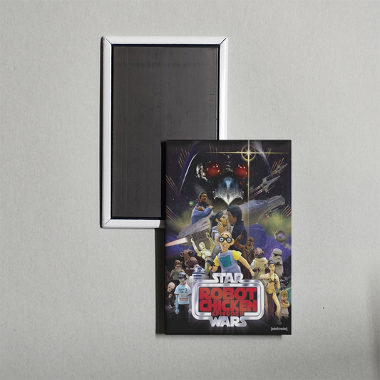 Robot Chicken Star Wars Episode II Mini Movie Fridge Magnet