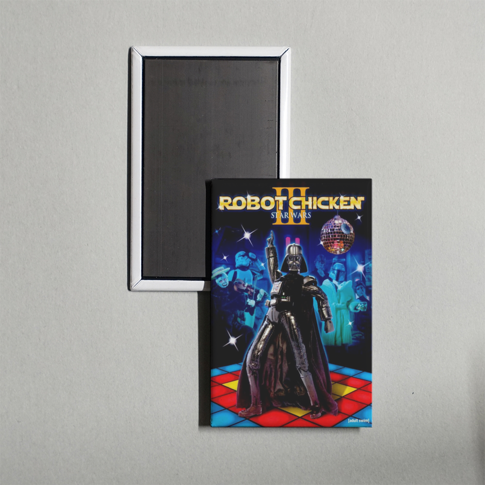 Robot Chicken Star Wars Episode III Mini Movie Fridge Magnet