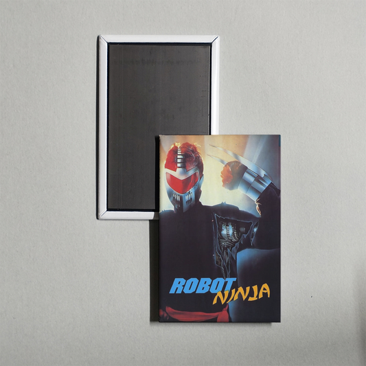 Robot Ninja Mini Movie Fridge Magnet
