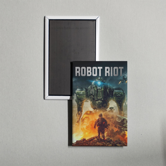 Robot Riot Mini Movie Fridge Magnet