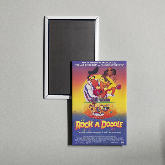 Rock-A-Doodle Mini Movie Fridge Magnet
