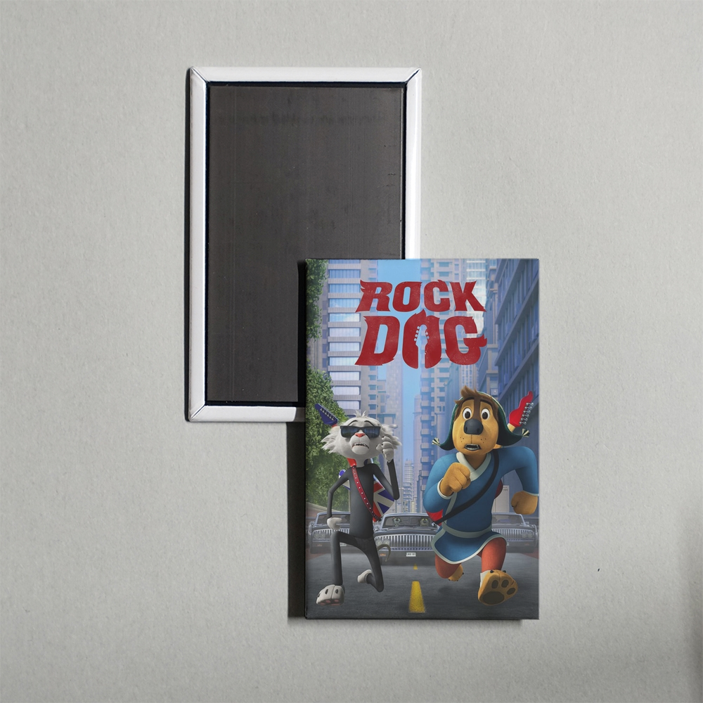 Rock Dog Mini Movie Fridge Magnet