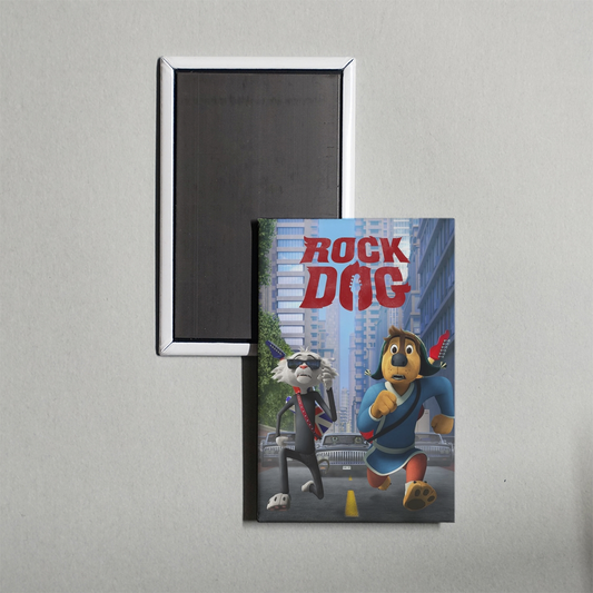 Rock Dog Mini Movie Fridge Magnet