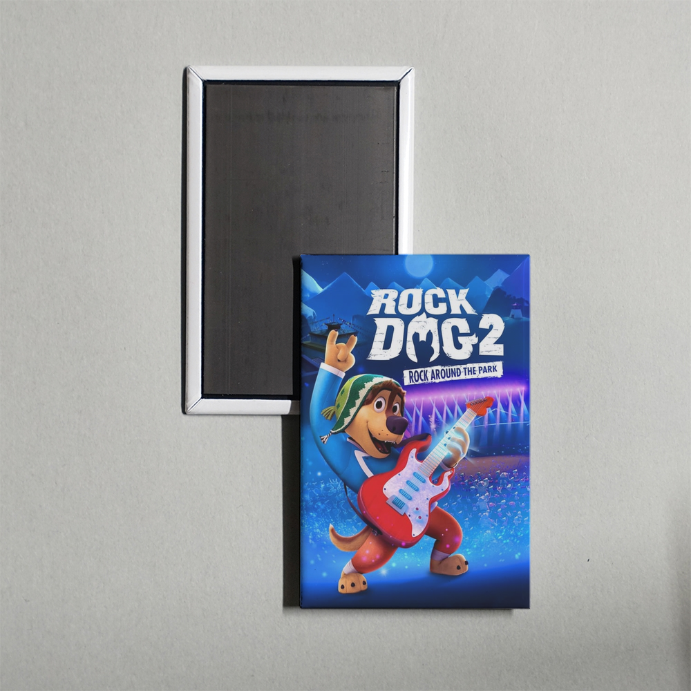 Rock Dog 2 Rock Around the Park Mini Movie Fridge Magnet