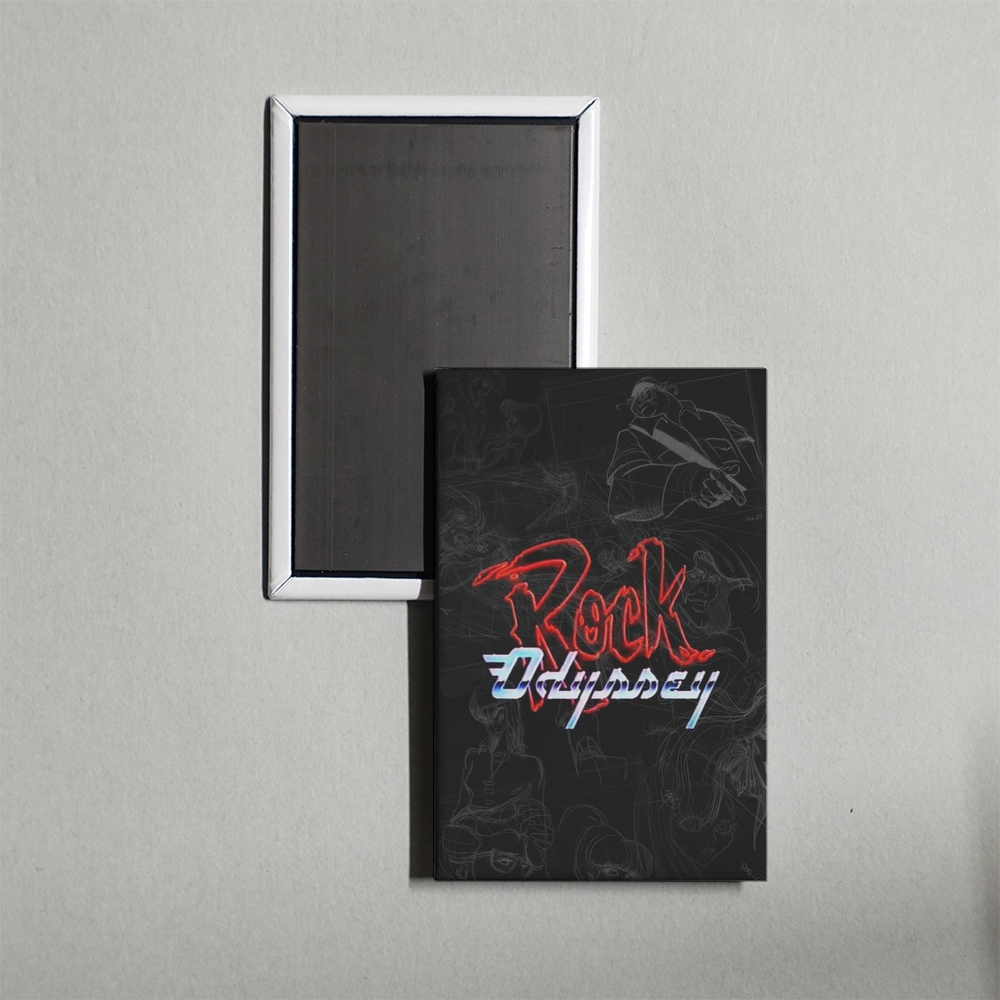Rock Odyssey Mini Movie Fridge Magnet