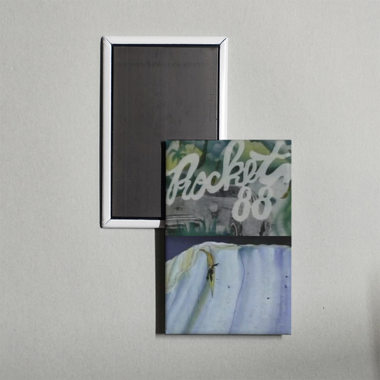 Rocket 88 Mini Movie Fridge Magnet