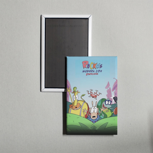 Rocko's Modern Life Static Cling Mini Movie Fridge Magnet