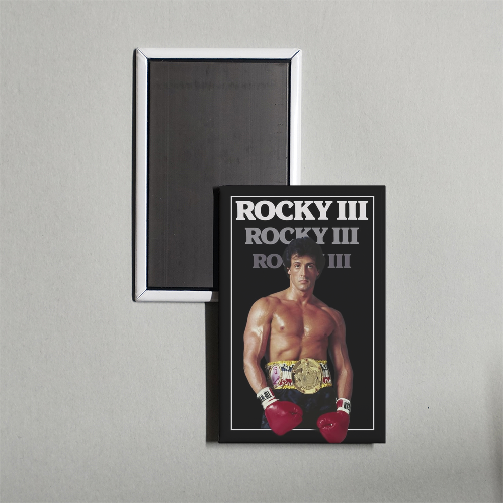 Rocky III Mini Movie Fridge Magnet