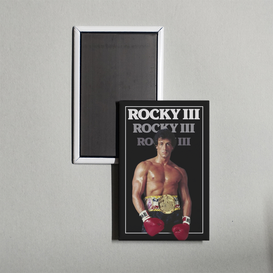 Rocky III Mini Movie Fridge Magnet