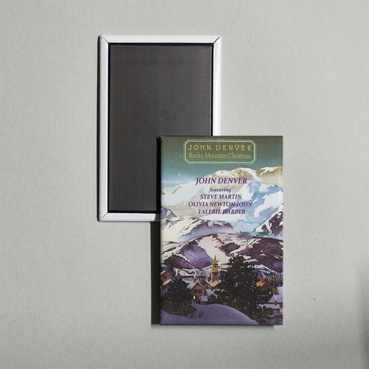 Rocky Mountain Christmas Mini Movie Fridge Magnet
