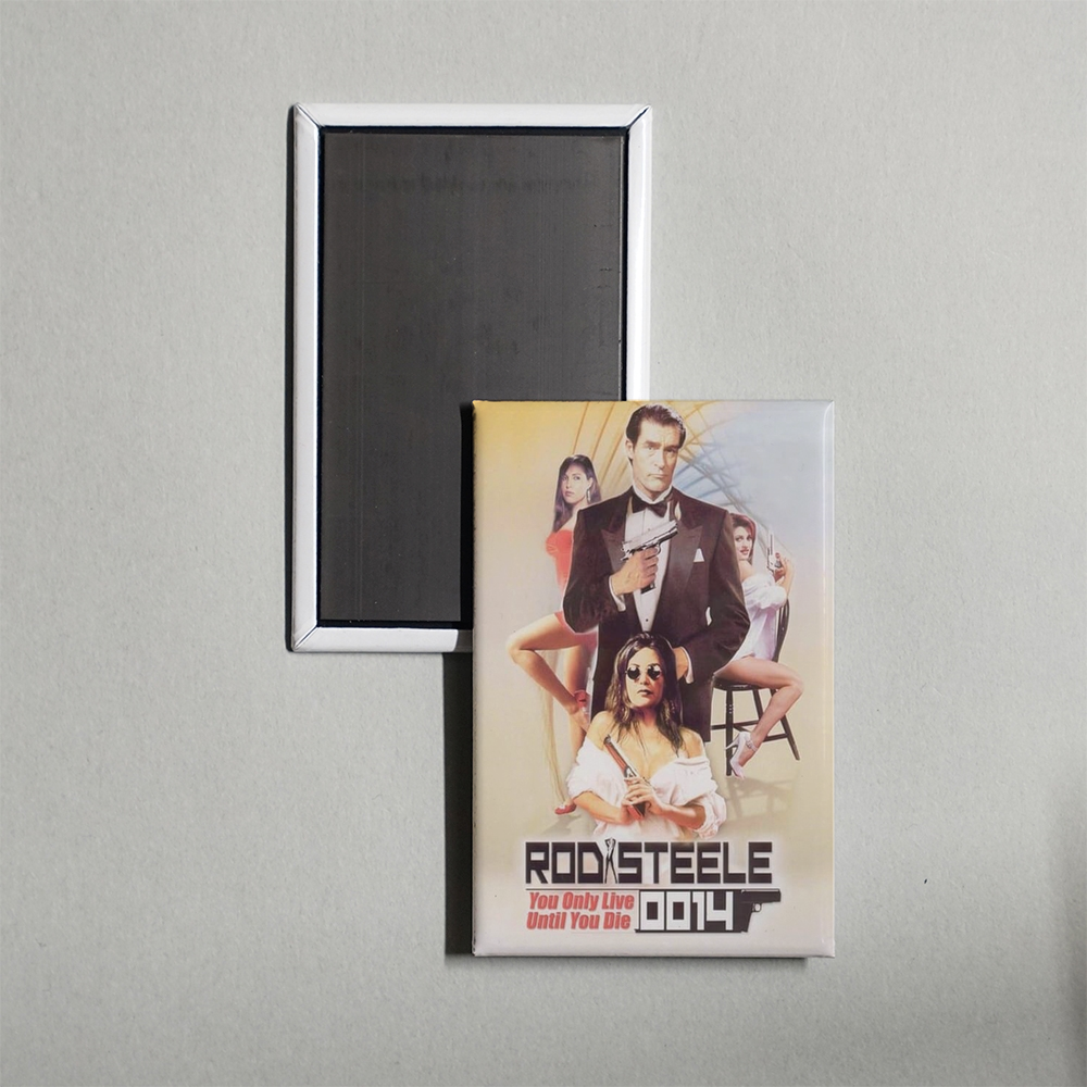 Rod Steele 0014 You Only Live Until You Die Mini Movie Fridge Magnet
