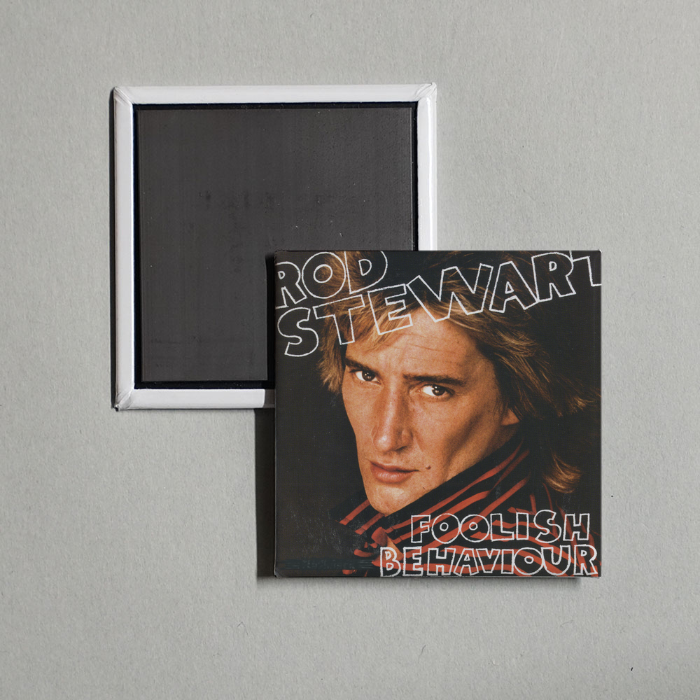 Rod Stewart - Foolish Behaviour Album Cover Fridge Magnet