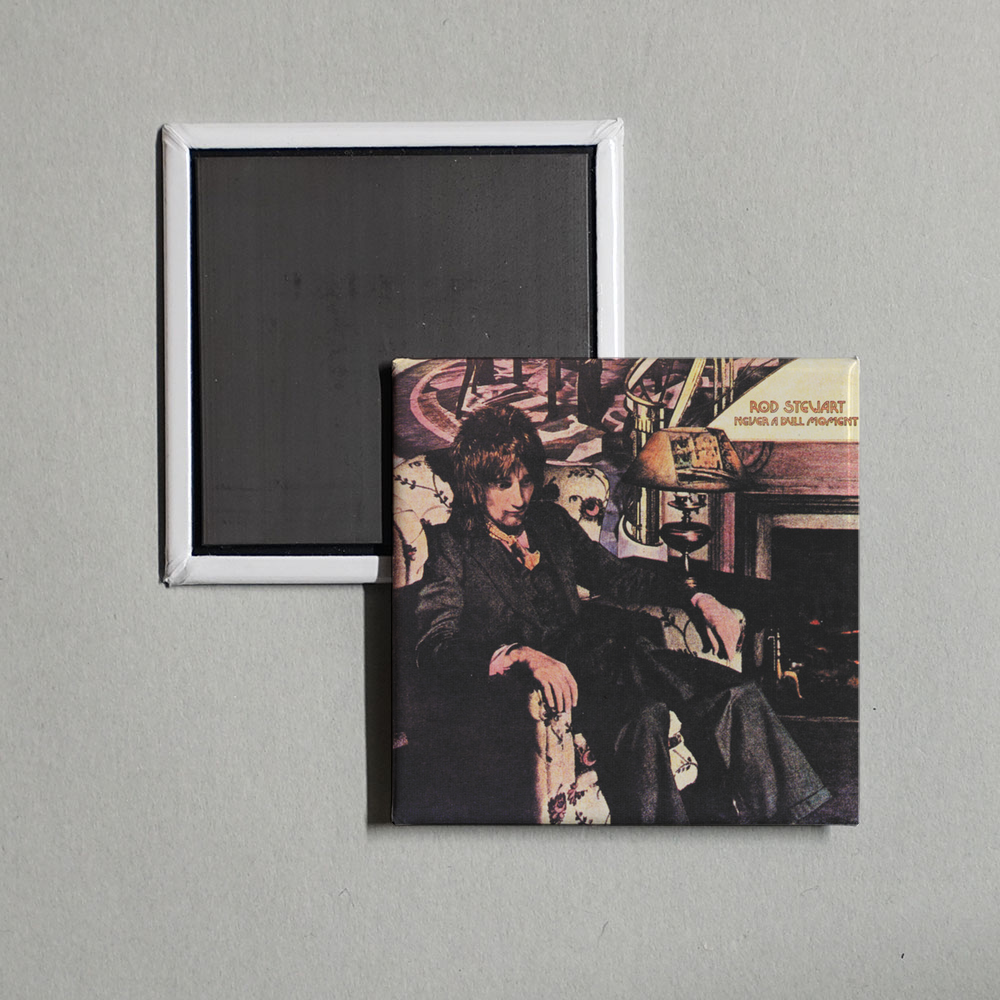 Rod Stewart - Never A Dull Moment Album Cover Fridge Magnet