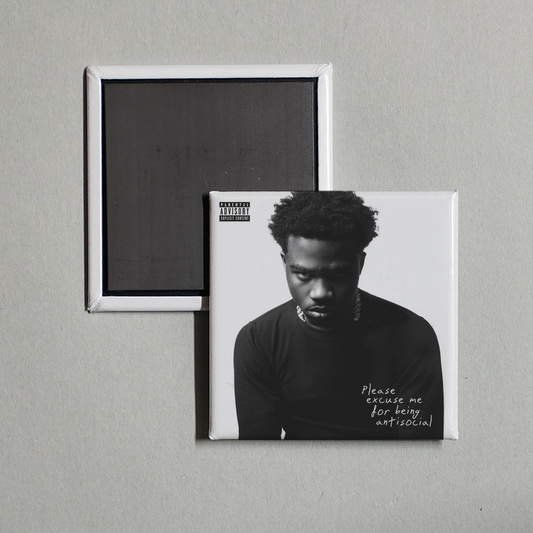 Roddy Ricch - Please Excuse Me for Being Antisocial Album Cover Fridge Magnet