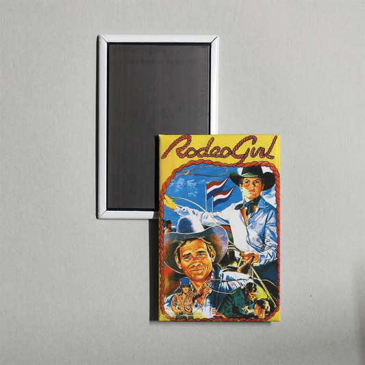 Rodeo Girl Mini Movie Fridge Magnet