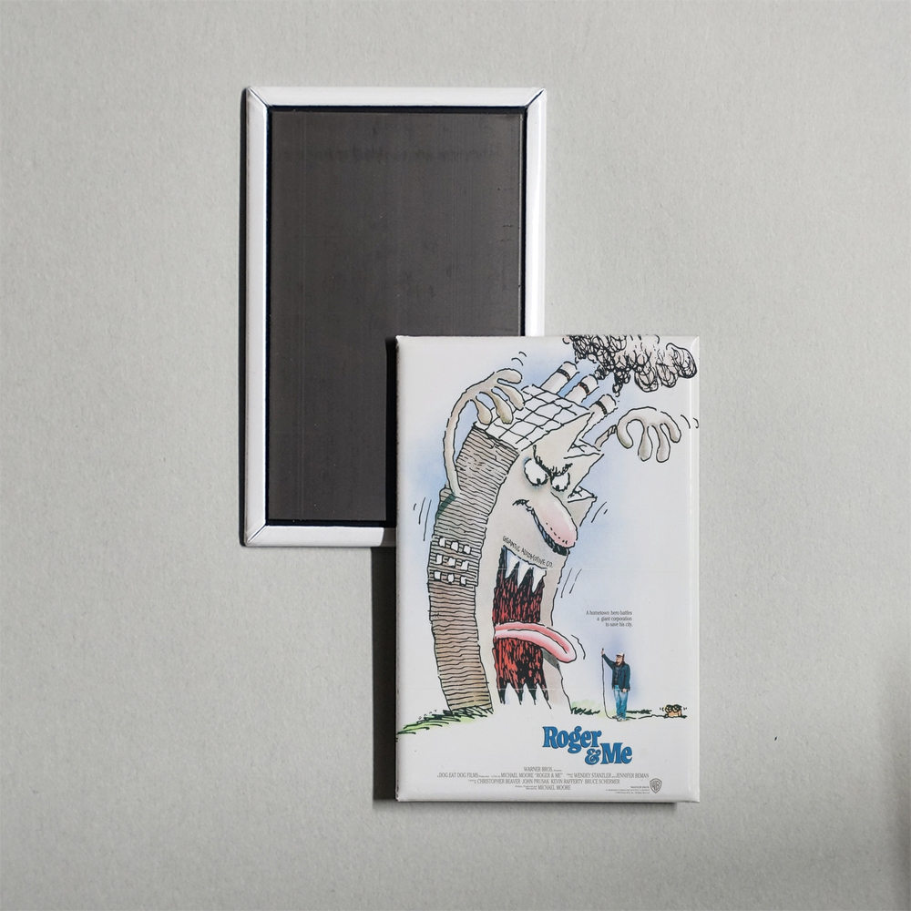 Roger & Me Mini Movie Fridge Magnet