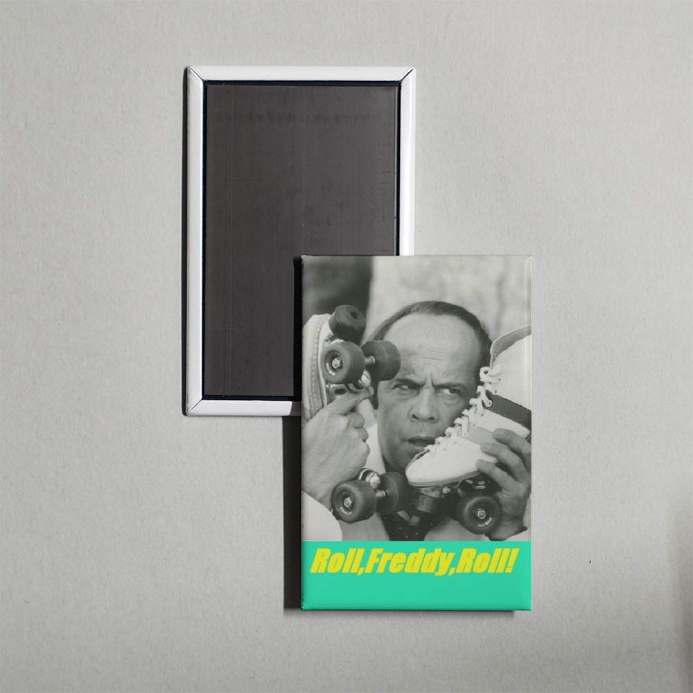 Roll, Freddy, Roll! Mini Movie Fridge Magnet