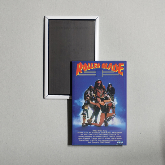Roller Blade Mini Movie Fridge Magnet