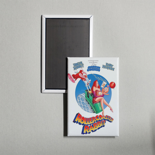Roller Coaster Rabbit Mini Movie Fridge Magnet