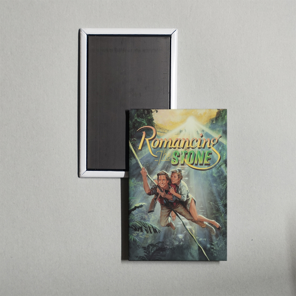 Romancing the Stone Mini Movie Fridge Magnet