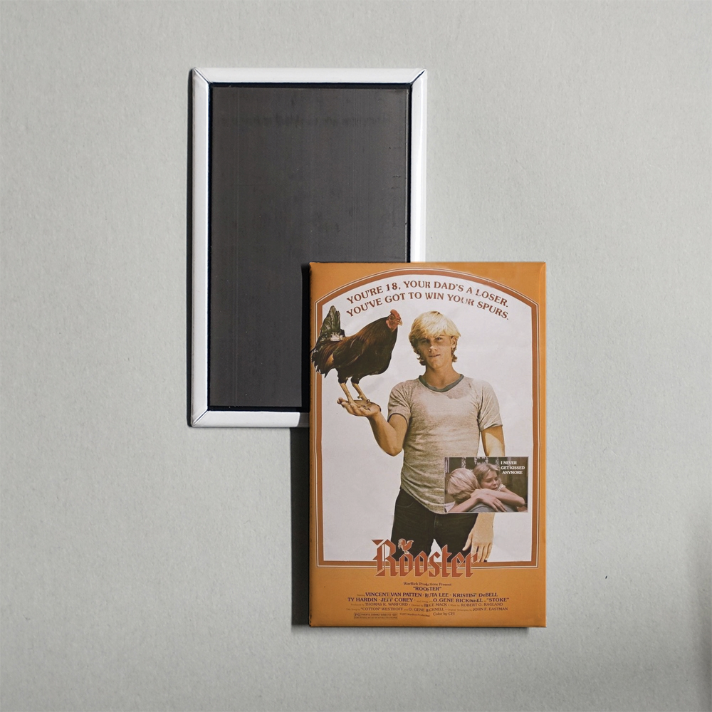 Rooster Spurs of Death! Mini Movie Fridge Magnet