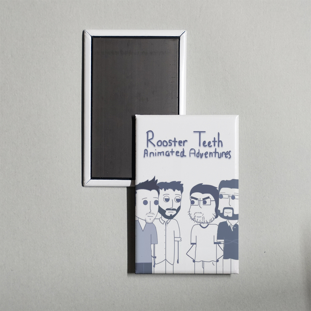 Rooster Teeth Animated Adventures TV Show Fridge Magnet