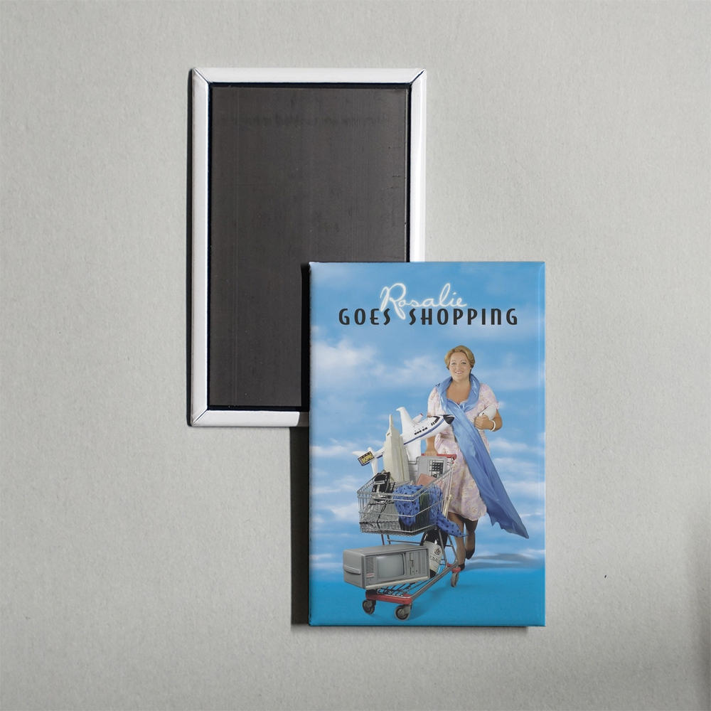 Rosalie Goes Shopping Mini Movie Fridge Magnet