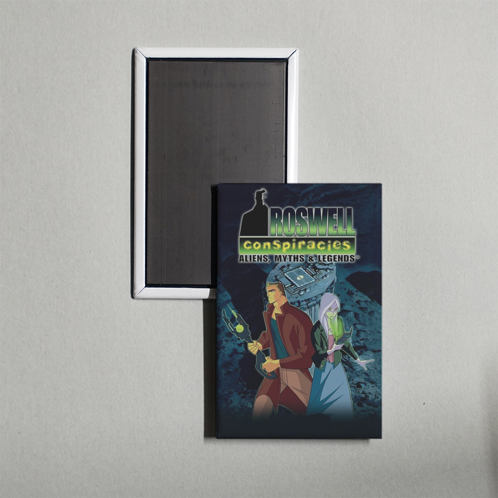 Roswell Conspiracies Aliens, Myths and Legends TV Show Fridge Magnet