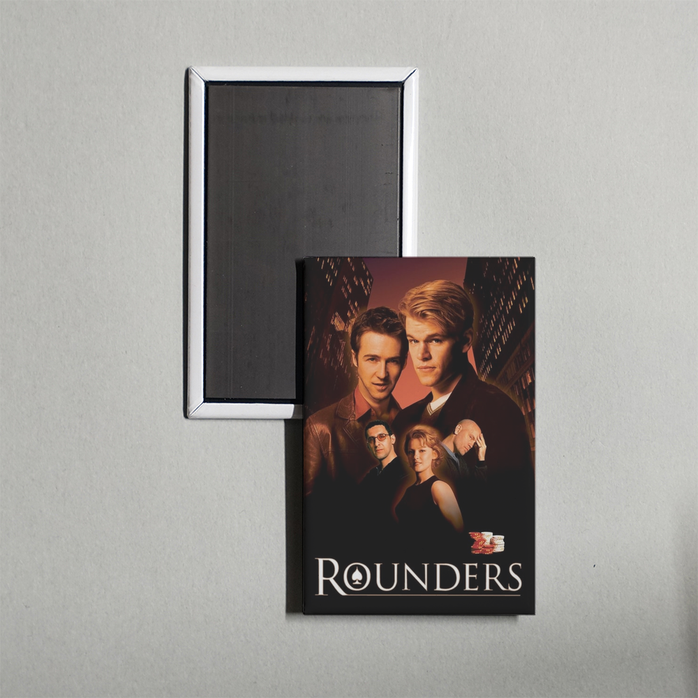 Rounders Mini Movie Fridge Magnet