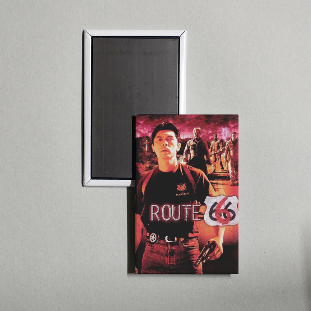 Route 666 Mini Movie Fridge Magnet